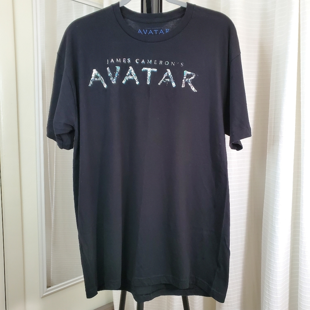 2009 Avatar Movie Promo T shirt James Cameron Iridescent size Large